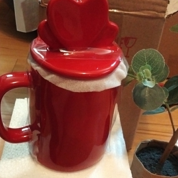 NEW Rae Dunn 'Beleaf in yourself'  Mug with a leaf design Topper - Picture 5 of 6